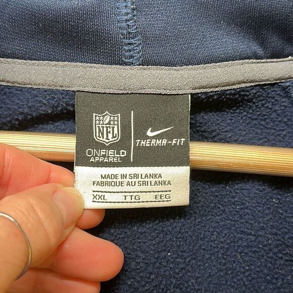 Los Angeles Chargers NFL On Field Therma Fit  Full Zip Hoodie Sweatshirt XXL - Picture 8 of 11